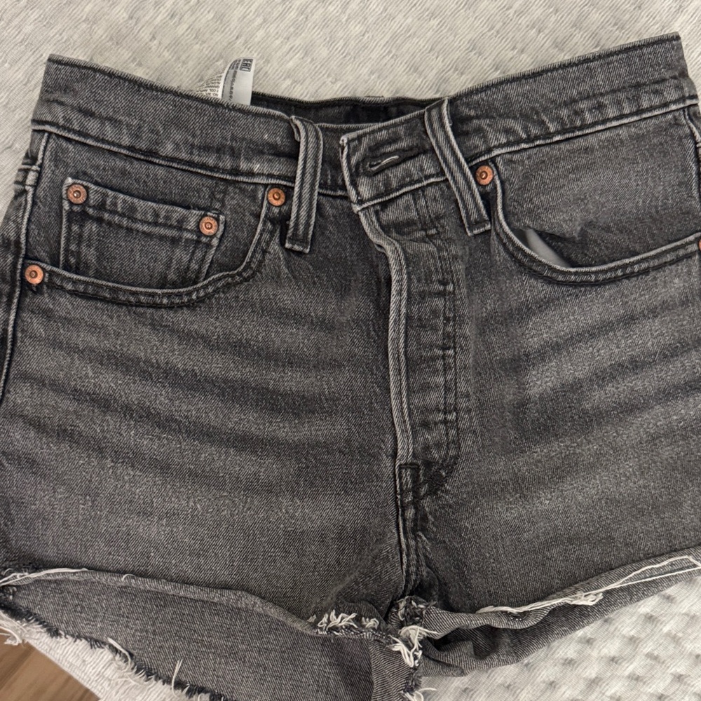 Levi's Dark Gray Jean Shorts